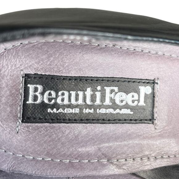 BEAUTIFEEL Anne Women’s Pump in Caviar Leather with a Rubber Sole Size 39 (US 8) - Picture 5 of 8